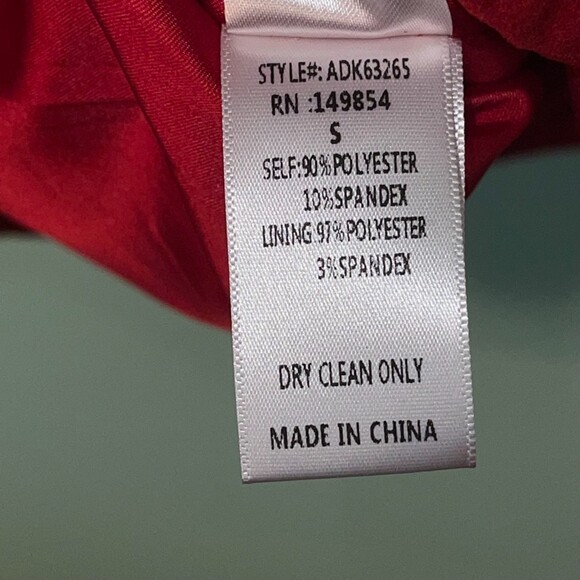 Sadie & Sage | NWT Red Vegan Suede Dress | Small - Picture 8 of 9